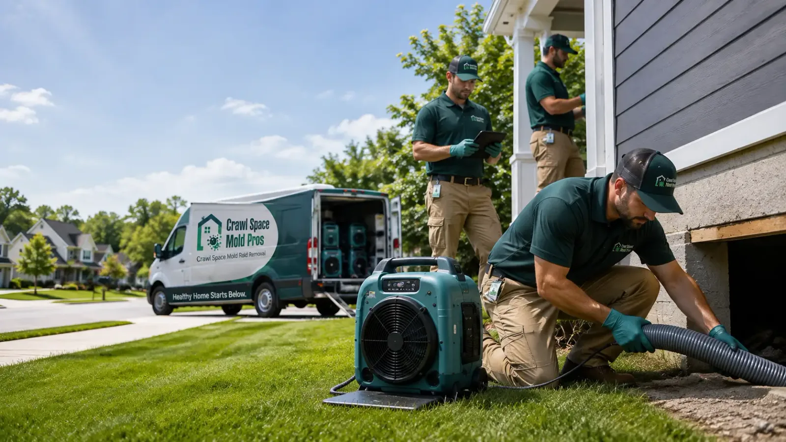 Crawl Space Mold Removal in Finlayson, MN